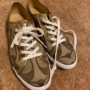 Coach lace up sneakers